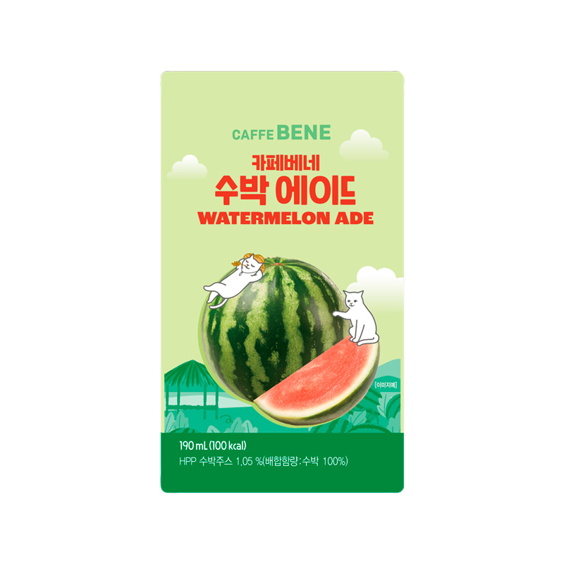 CAFFE BENE Watermelon Ade 190ml x 50