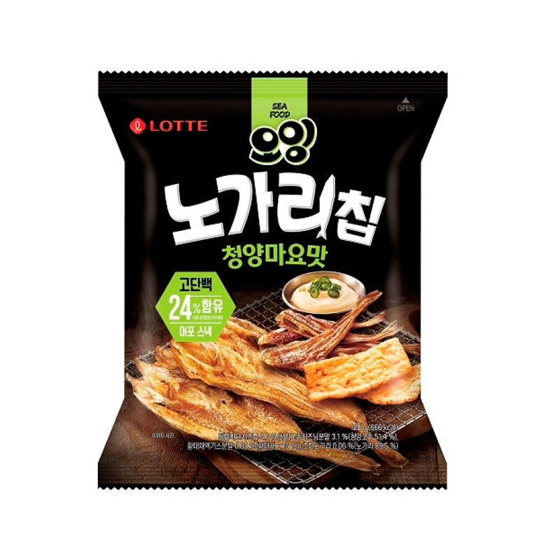 LOTTE Oing Nogari Chip Cheongyang Mayo Flavor 60g x 16