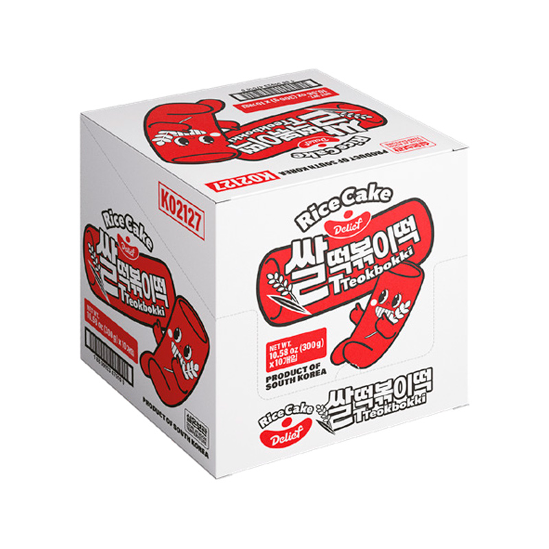 DELIEF Tteokbokki Rice Cake HALAL 300g x 10
