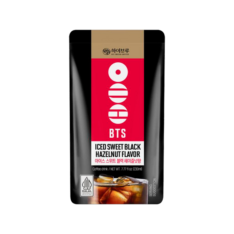 HY BTS Iced Sweet Black Hazelnut Flavor 230ml x 50