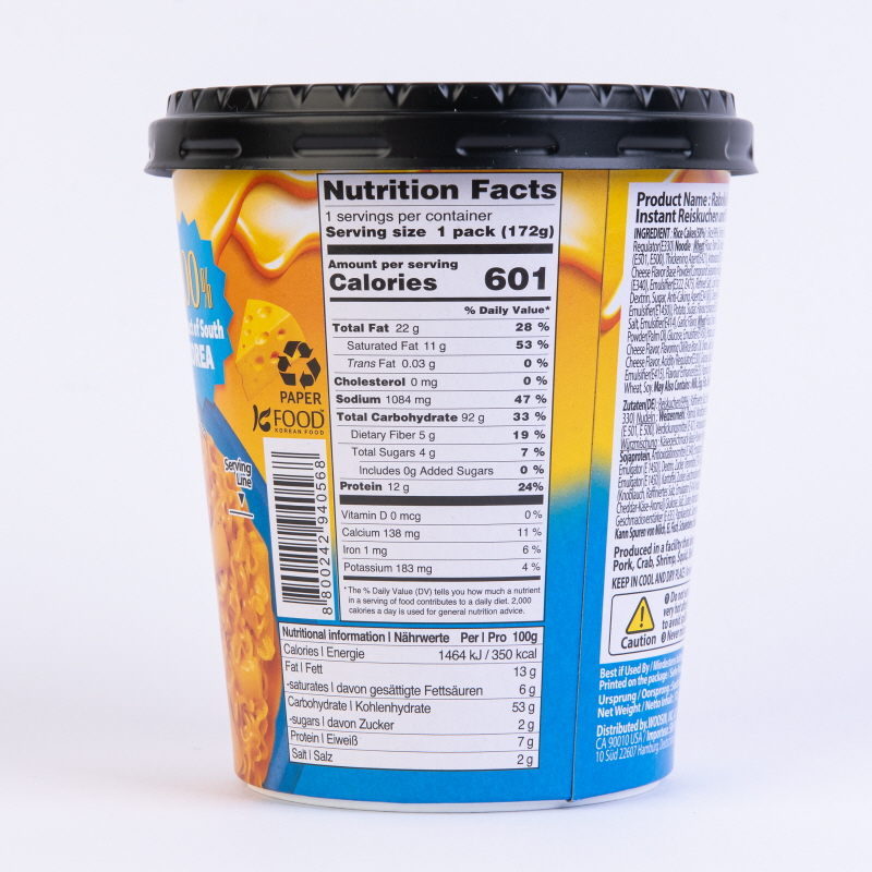 DELIEF Mac & Cheese Flavor Rabokki 172g x 24
