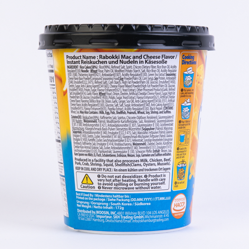 DELIEF Mac & Cheese Flavor Rabokki 172g x 24