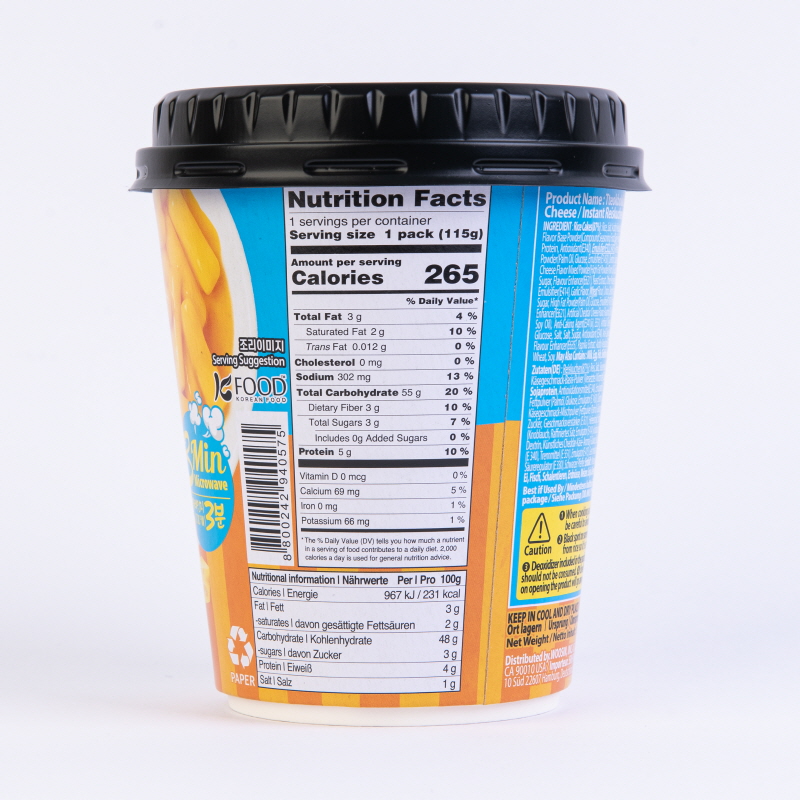 DELIEF Tteokbokki Cup Mac & Cheese Flavor 115g x 30