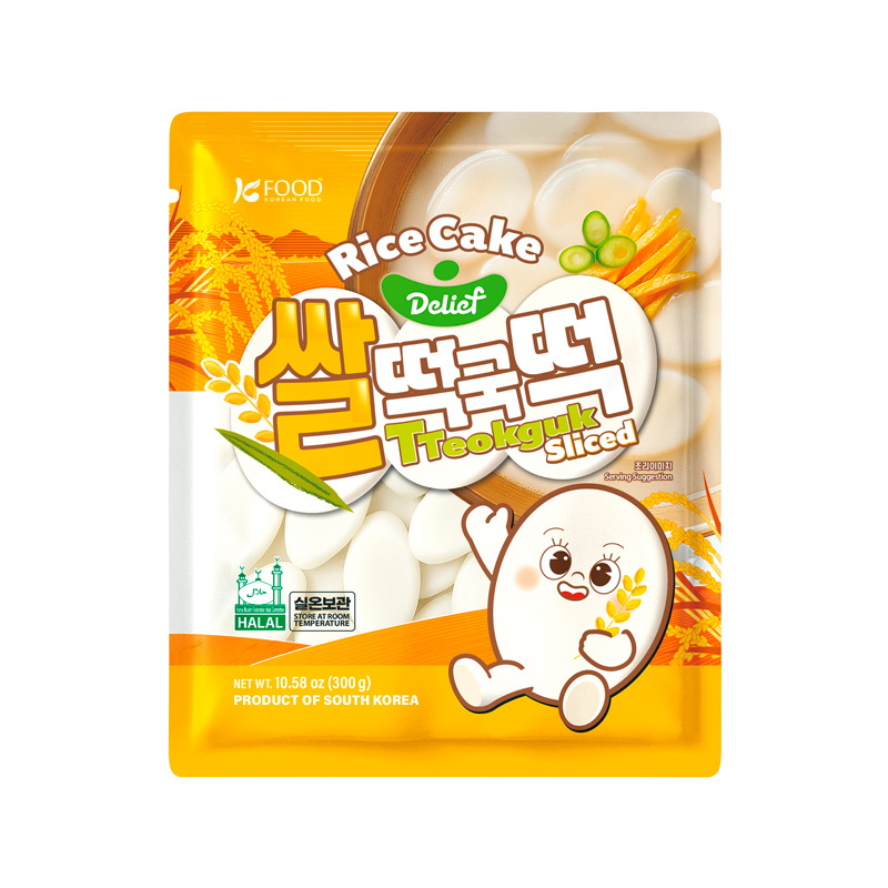 DELIEF Tteokguk Rice Cake HALAL 300g x 10