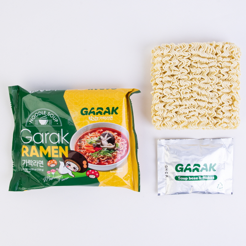 GARAK Mushroom Flavor Ramen 122g x 4p x 8
