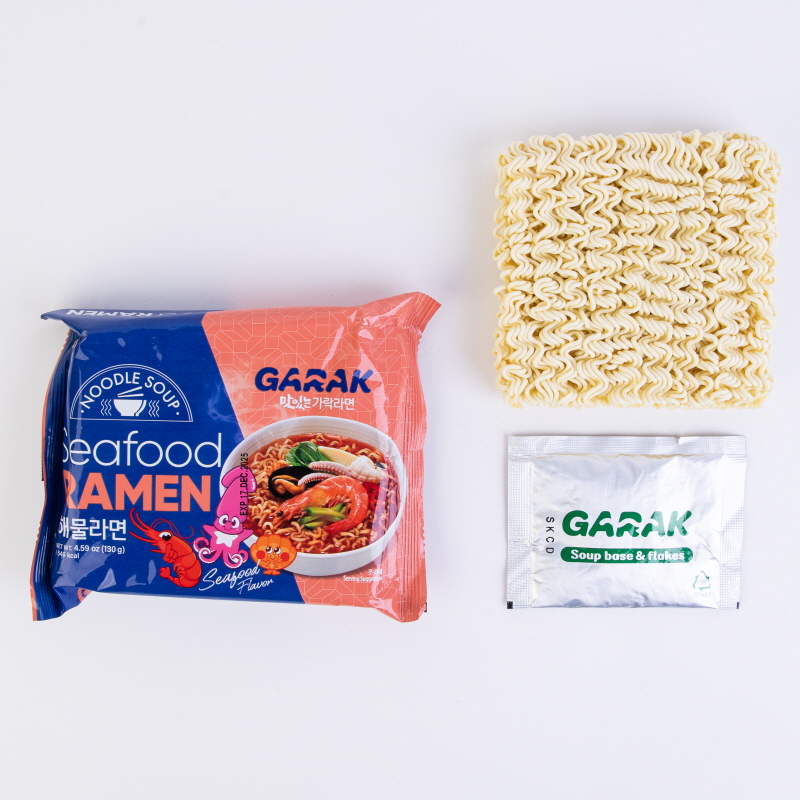 GARAK Seafood Ramen 122g x 4p x 8