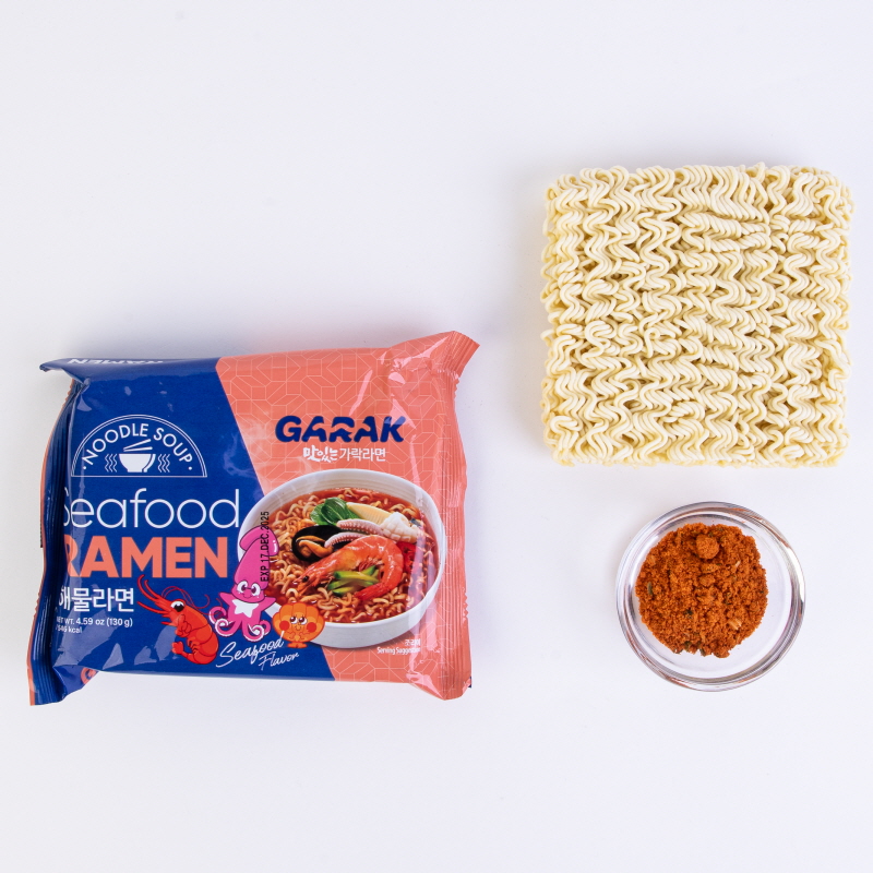 GARAK Seafood Ramen 122g x 4p x 8