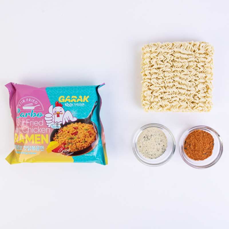 GARAK Carbo Hot Chicken Flavor Stir-fry Ramen 138g x 4p x 8