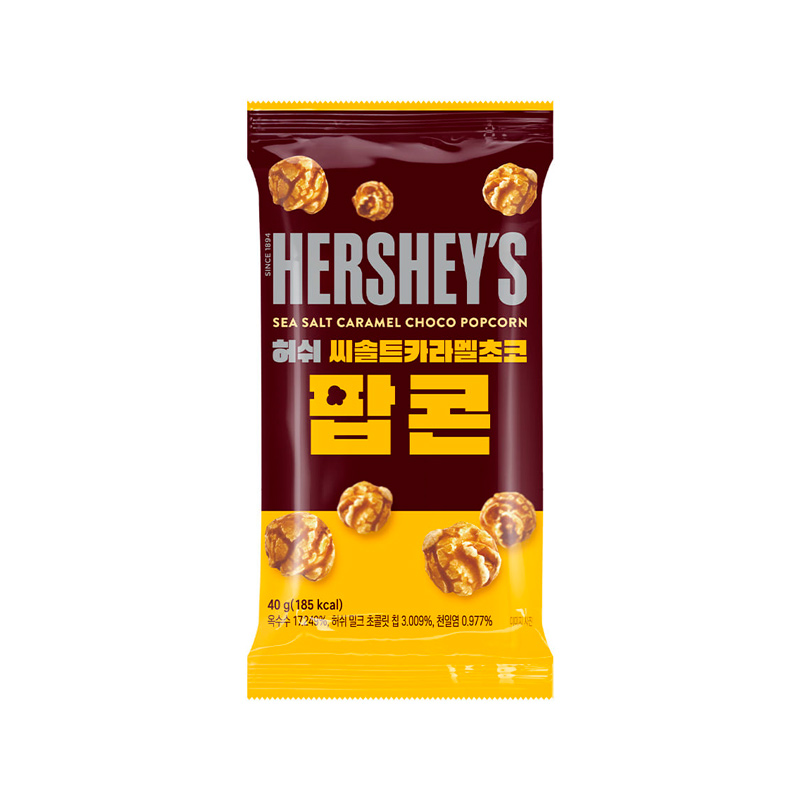 HERSHEY'S Sea Salt Caramel Choco Popcorn 40g x 14