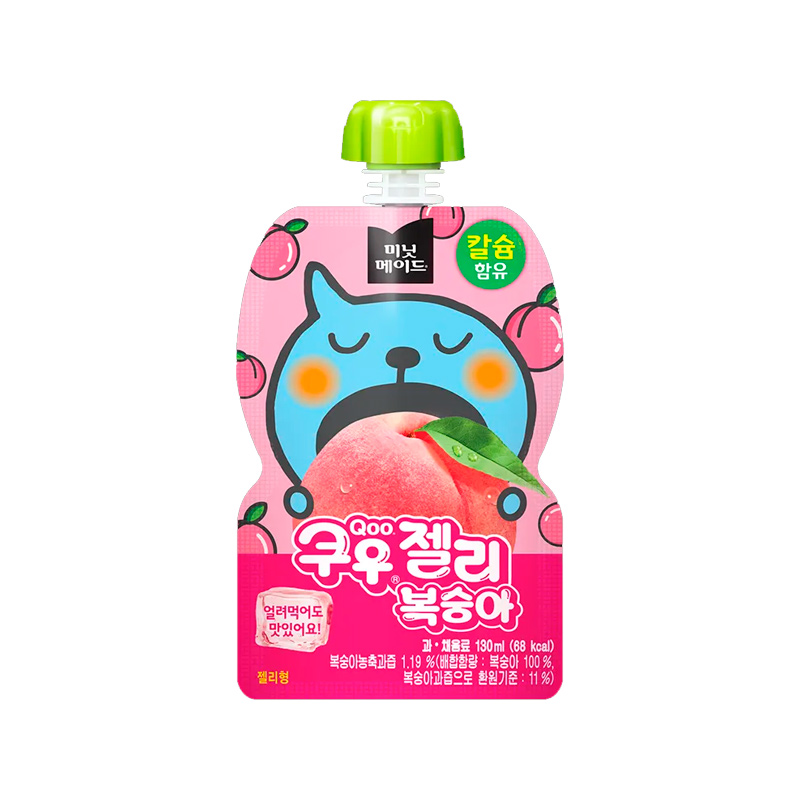 COCA COLA Minute Maid Qoo Water Jelly Peach 130ml x 30