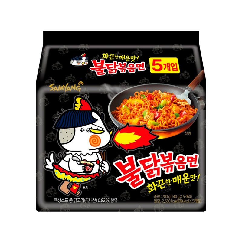 SAMYANG Buldak Flavor Ramen 140g x 5p x 8