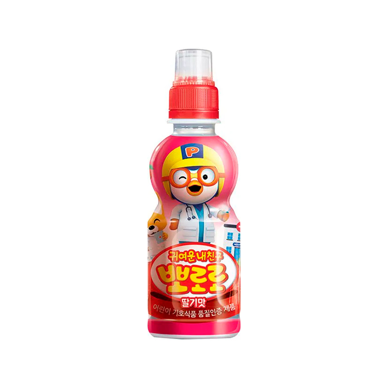 PALDO Pororo Kids Beverage Strawberry Flavor 235ml x 24