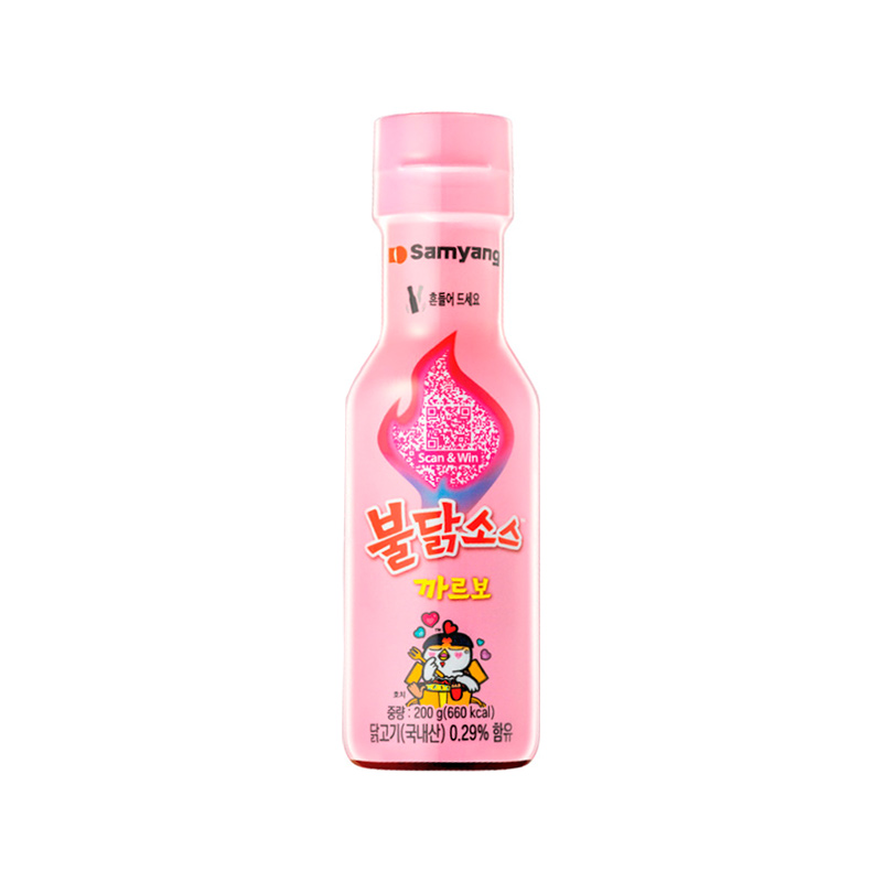 SAMYANG Spicy Chicken Flavor Carbo Sauce 200g x 24