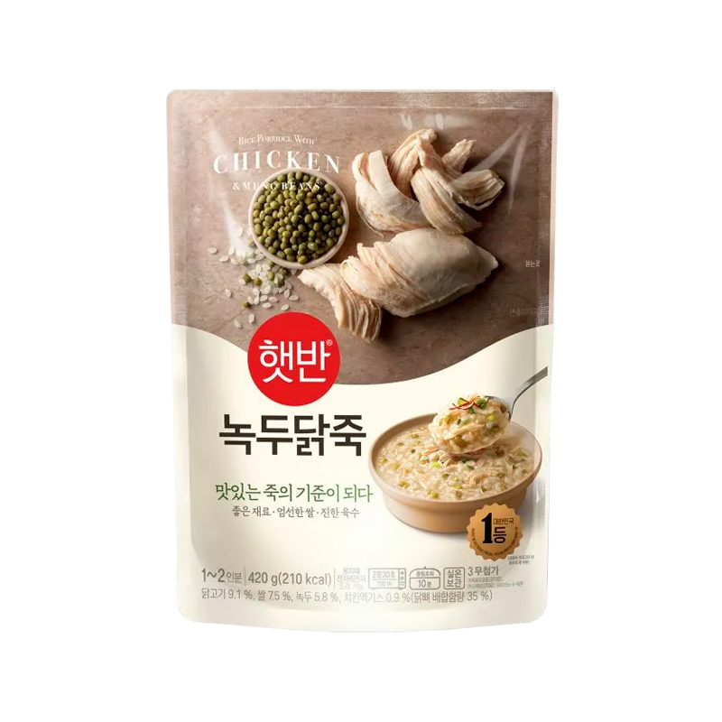 CJ Instant Green Bean Chicken Porridge 420g x 21
