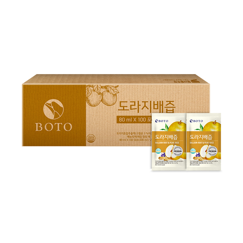 BOTO Bellflower Pear Juice 80ml x 100p x 1