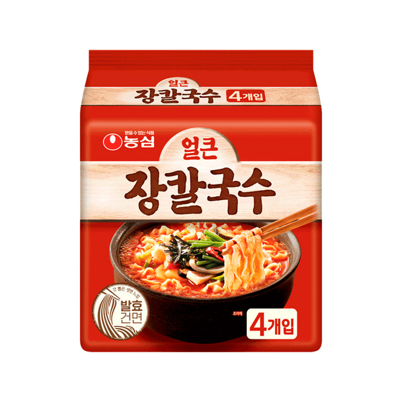 NONGSHIM Kalgguksu Spicy Noodle 103g x 4p x 8