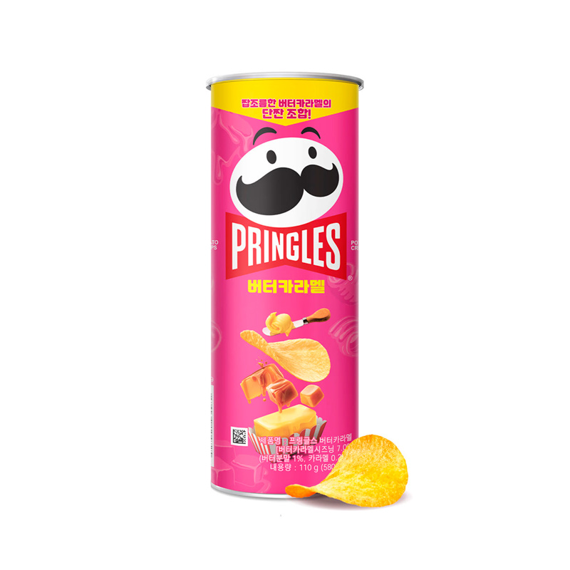 PRINGLES Butter Caramel 110g x 12