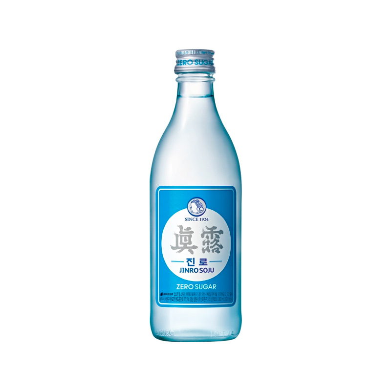 JINRO Soju Jinro is Back Zero Sugar Alc. 16% 360ml x 20