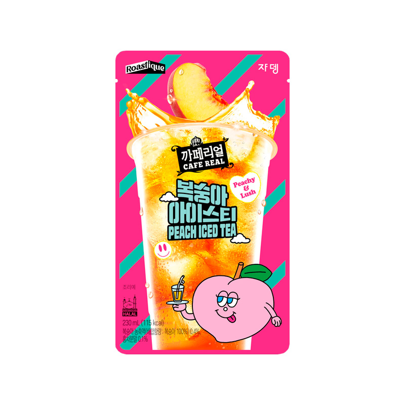 JARDIN Café Real Peach Iced Tea HALAL 230ml x 50