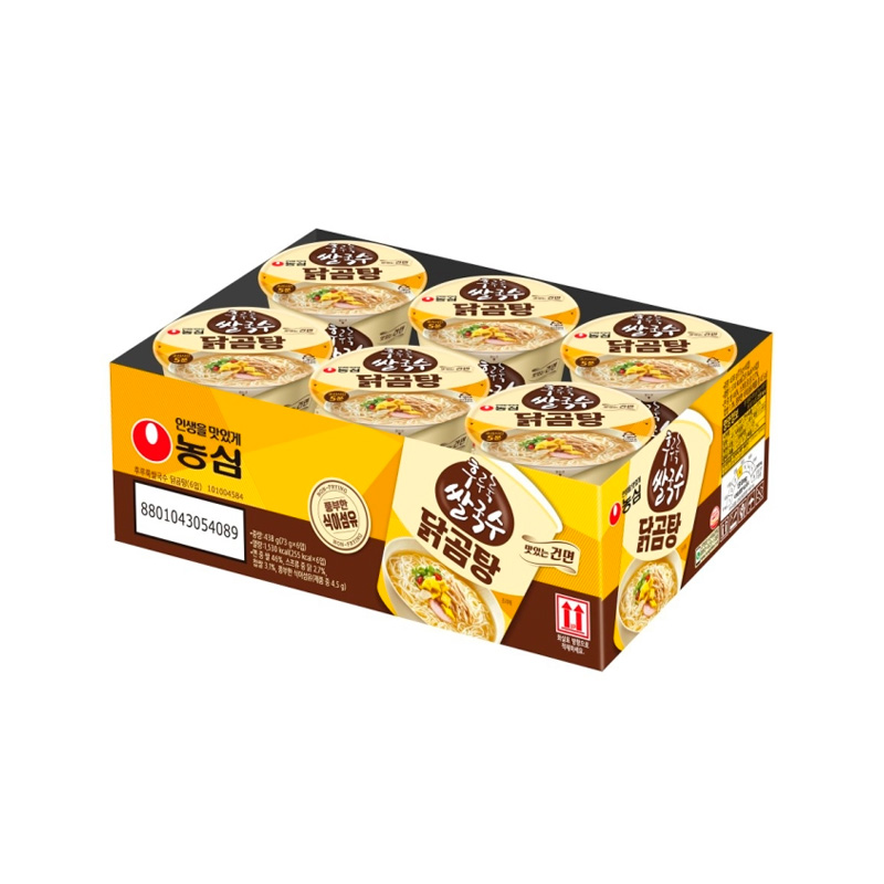 NONGSHIM Hooroorook Rice Noodle Chicken Soup 73g x 6p x 1