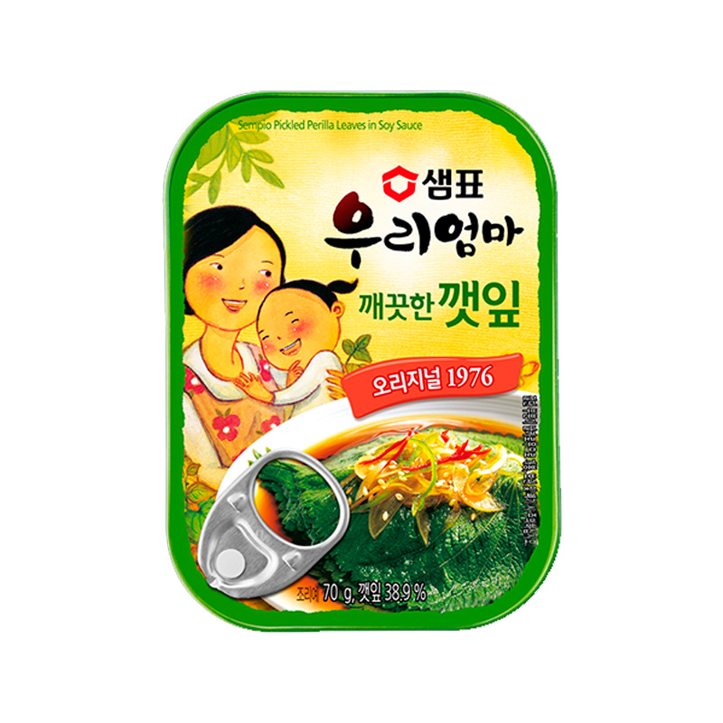 SEMPIO Pickled Perilla Leaves in Soy Sauce 70g x 30