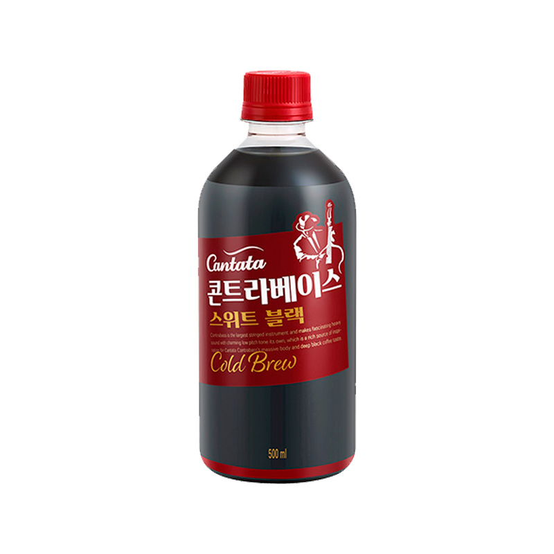 LOTTE CHILSUNG Cantata Cold Brew Sweet Black 500ml x 24