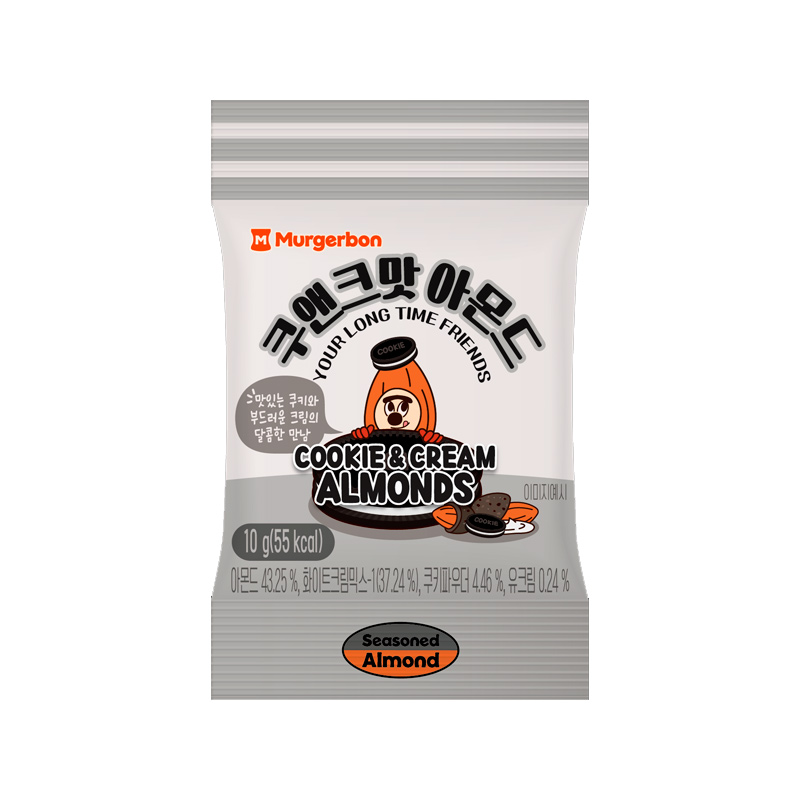 MURGERBON Cookie and Cream Flavor Almond 10g x 240