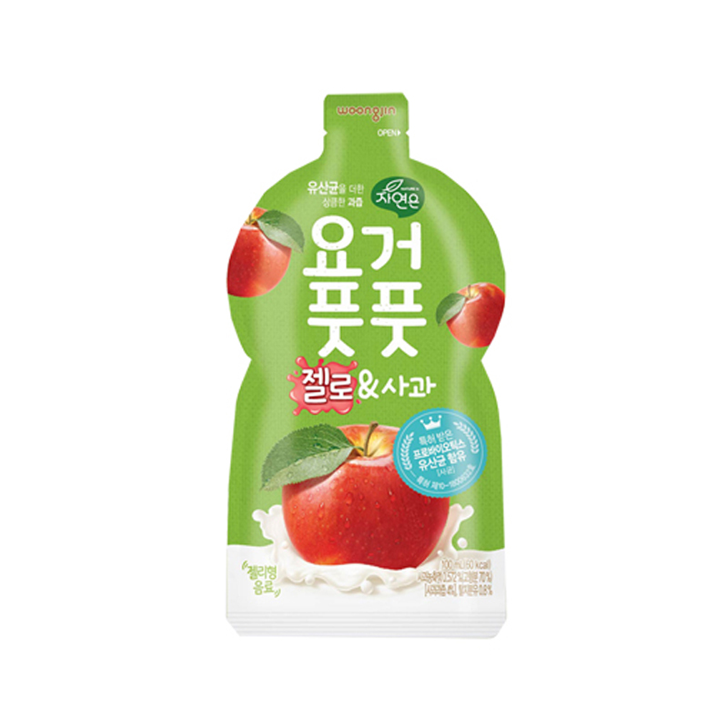 WOONGJIN Nature's Yogur Jello Apple Pouch 100ml x 40