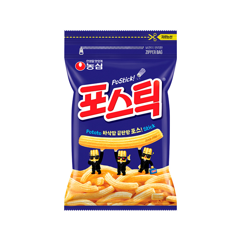 NONGSHIM Potato Stick zipper bag large 280g x 8