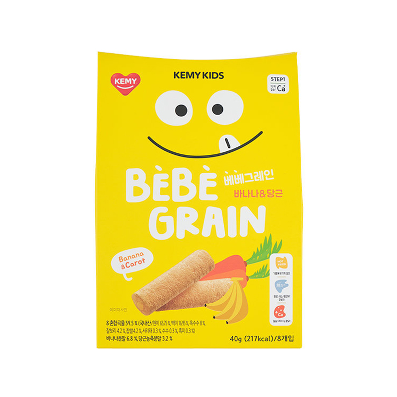 KEMY Bebe Grain Banana&Carrot 40g x 6