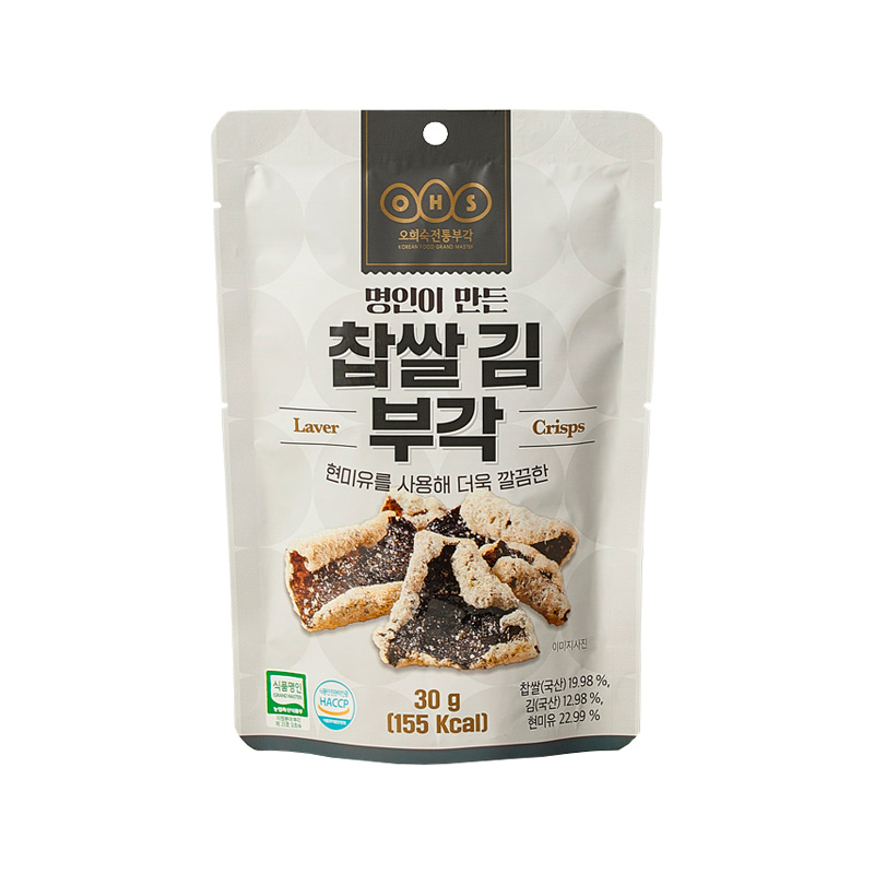OHS Laver Crisps 30g x 12