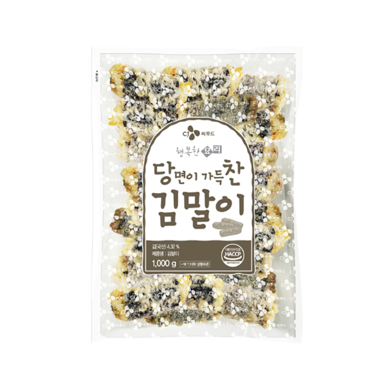CJ Rolled Seaweed Filled with Vermicelli (F) 1kg x 10