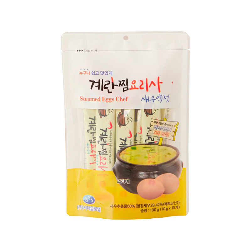 WEST SEA Steamed Egg Shef Shrimp Fish Sauce 10g x 10p x 30