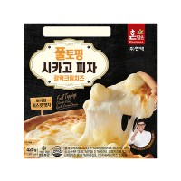 HANMAC Hondamun Full Topping Chicago Pizza Garlim Cream Cheese (F) 425g x 10