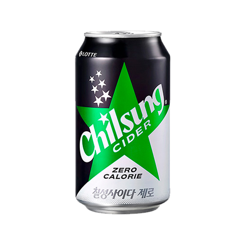 LOTTE CHILSUNG Chilsung Cider Zero 355ml x 24