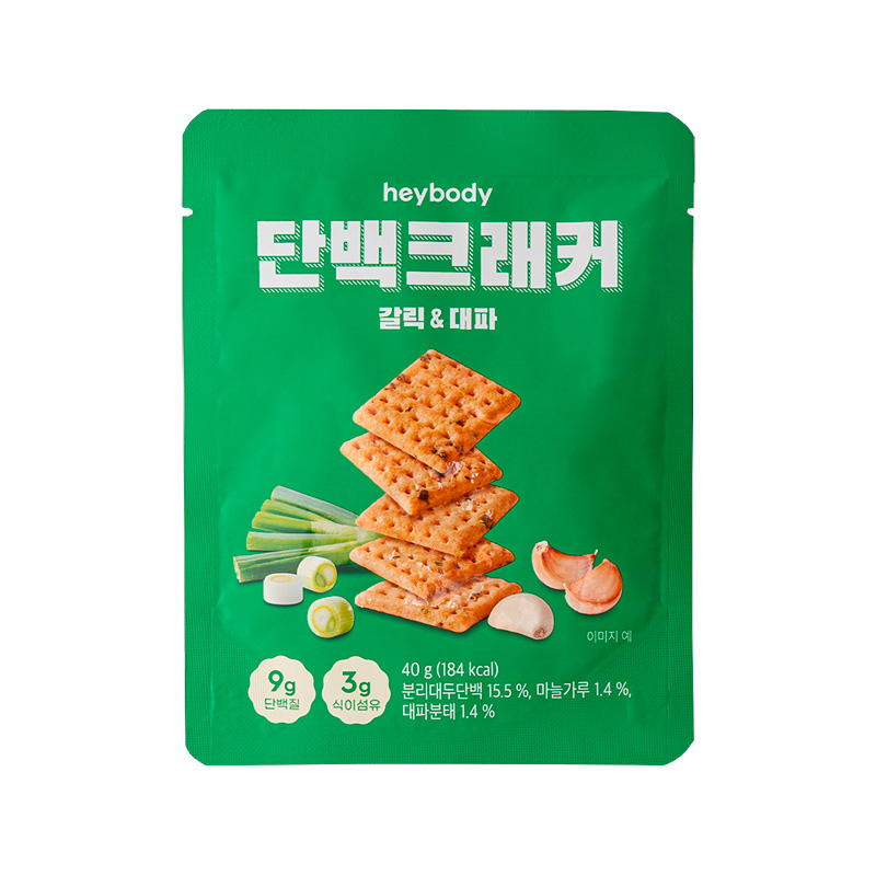 HMALL Heybody Protein Cracker Garlic & Green Onion 40g x 30