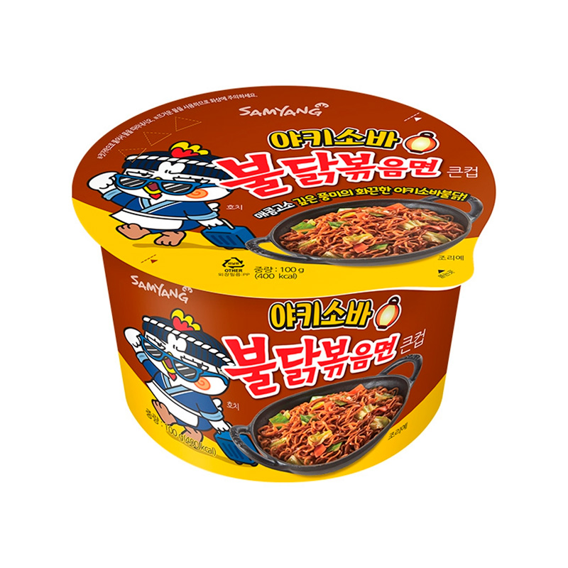 SAMYANG Buldak Flavor Ramen Yakisoba Big Cup 100g x 16