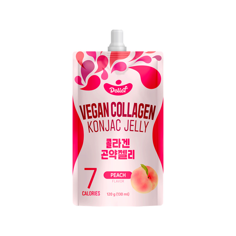 DELIEF Vegan Collagen Konjac Jelly Peach (V) 120g x 60