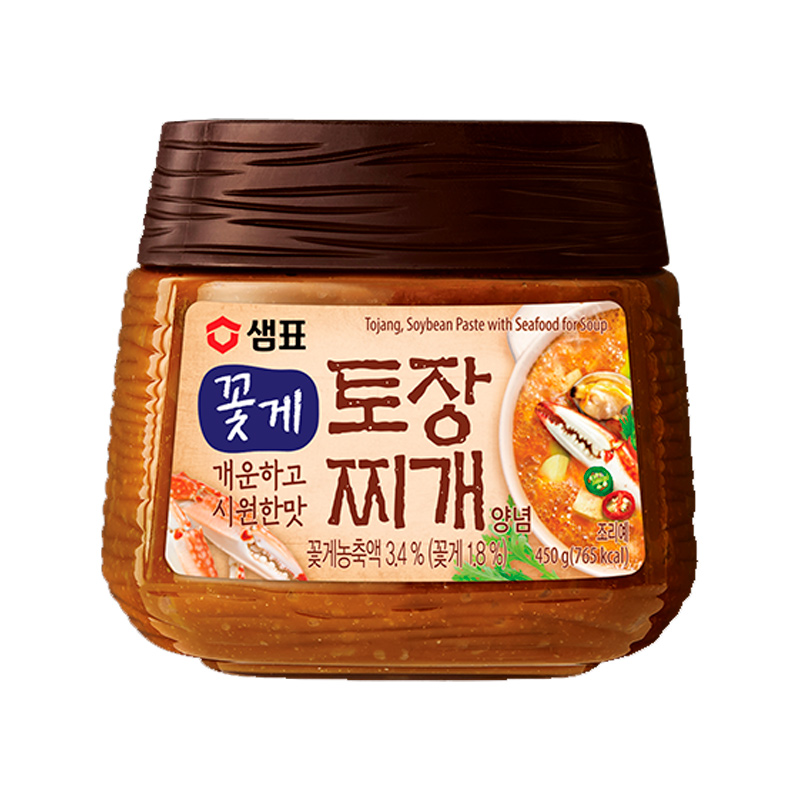 SEMPIO Tojang, Soybean Paste with Seafood for Soup 450g x 8