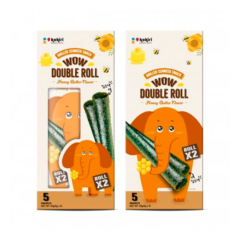 KOKIRI Wow Double Roll Honey Butter 5g x 5p x 12