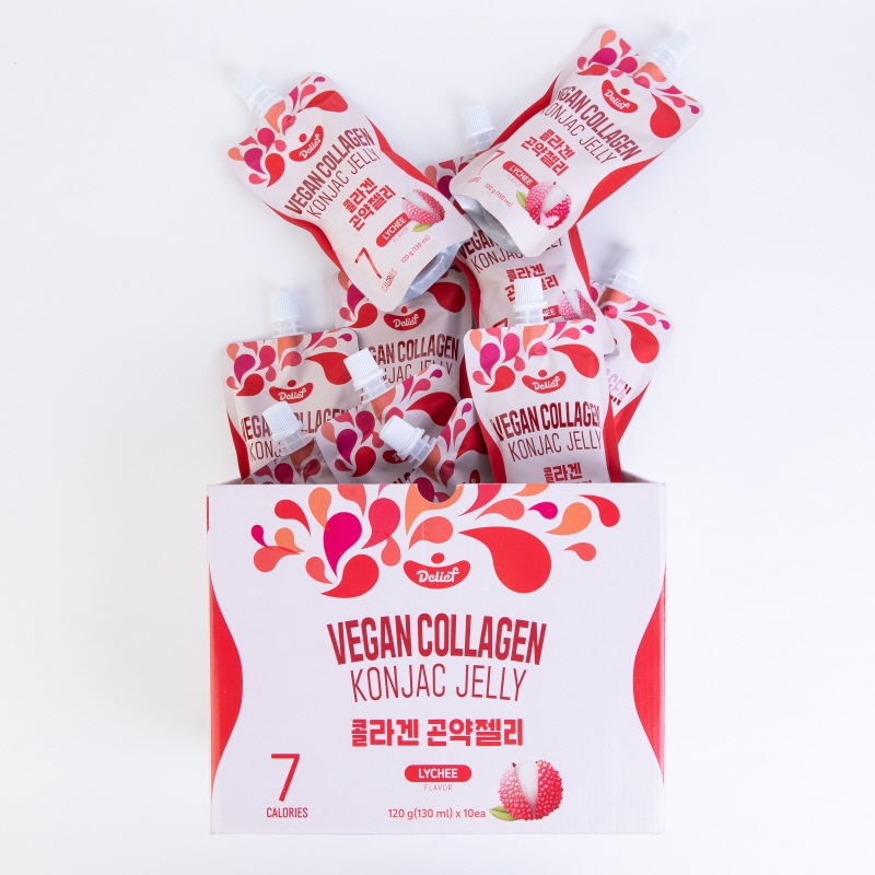 DELIEF Vegan Collagen Konjac Jelly Lychee (V) 120g x 60