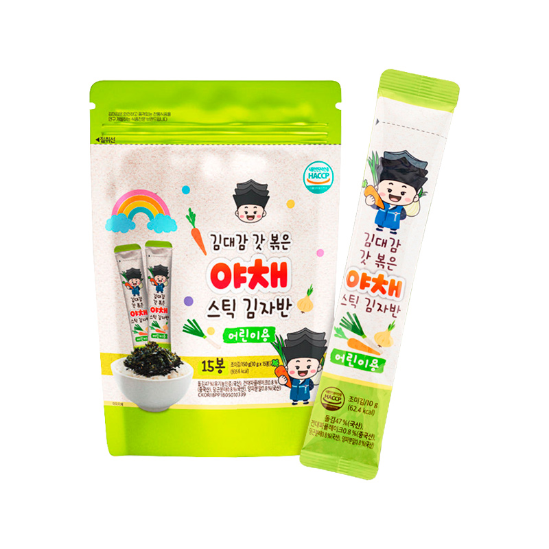 KIMDAEGAM Vegitable Seaweed Flake Stick Kids 10g x 15p x 20