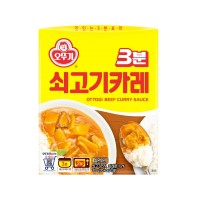 OTTOGI 3 Minutes Beef Instant Curry 200g x 24