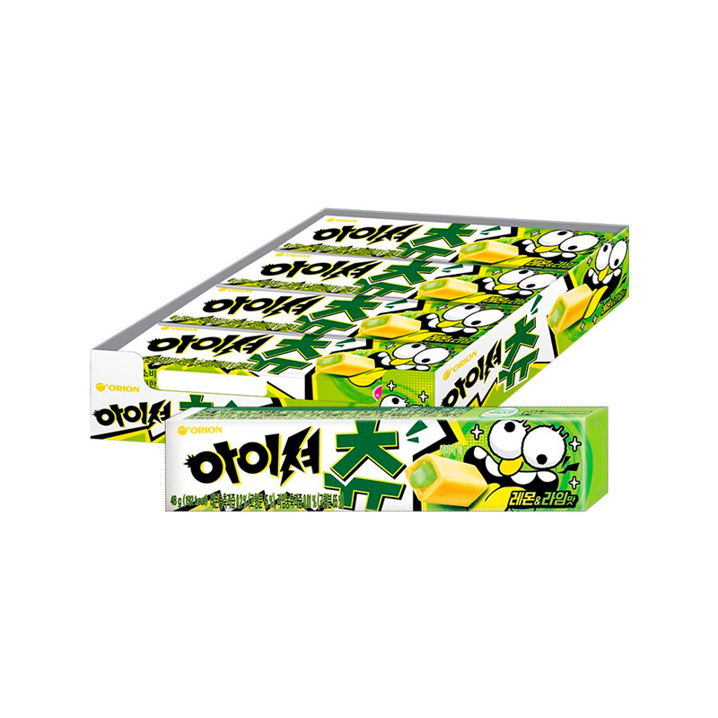 ORION Sour Chew Lemon & Lime Candy 48g x 48