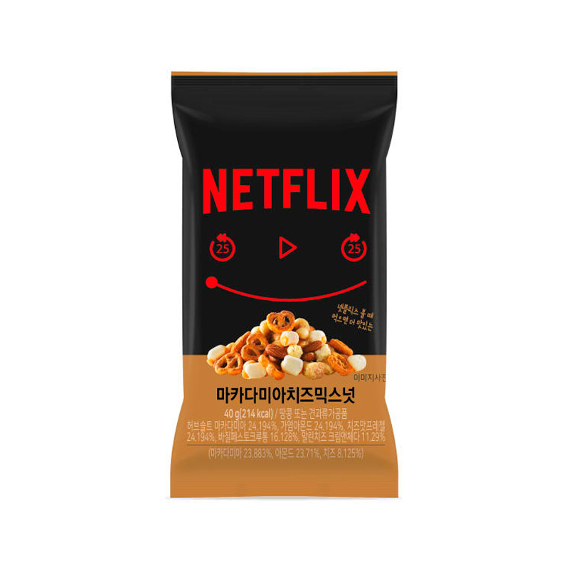 NETFLIX Macadamia Cheese Mix Nuts 40g x 36