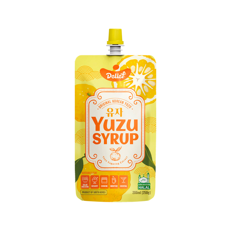 DELIEF Yuza Syrup HALAL 200ml x 16