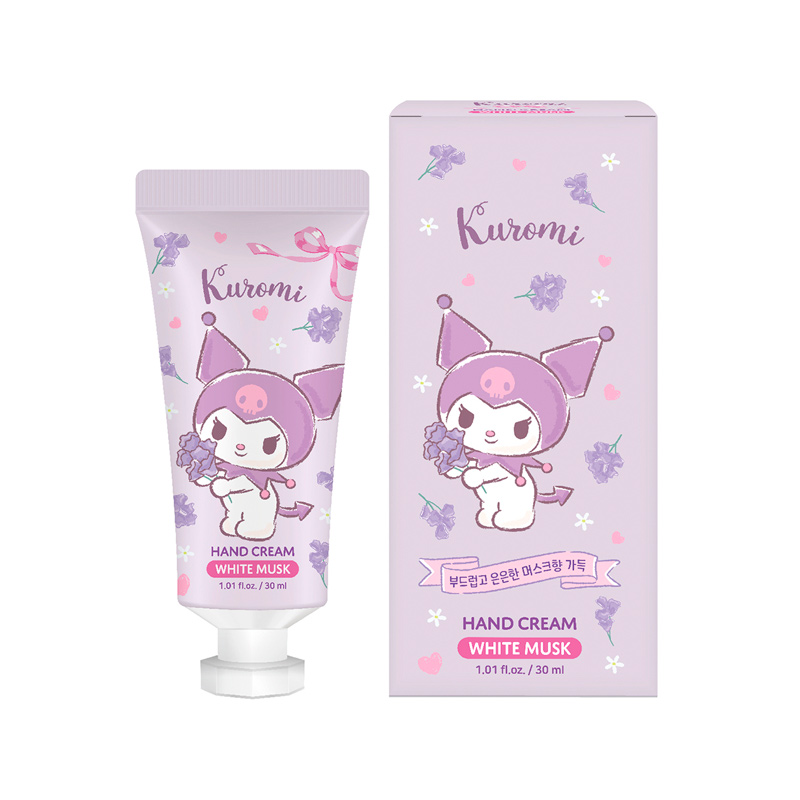 MEASTY Sanrio Characters Hand Cream Kuromi White Musk 30ml x 72