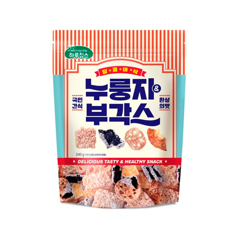 SUNMYUNG Crispy Rice & Vegetable Chips 240g X 10
