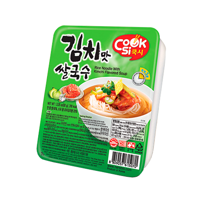COOKSI Rice Noodle With Kimchi Flavored Soup 92g x 30