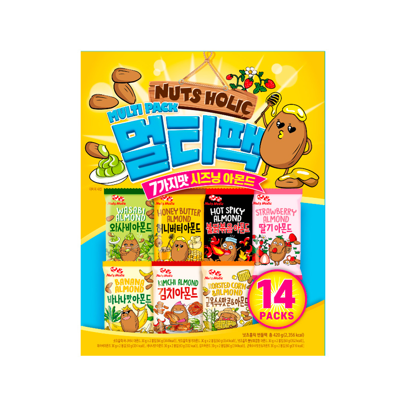 SUNMYUNG Nuts Holic Multi Pack 420g x 10